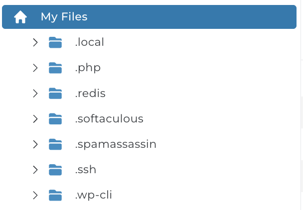 Tighter folders tree