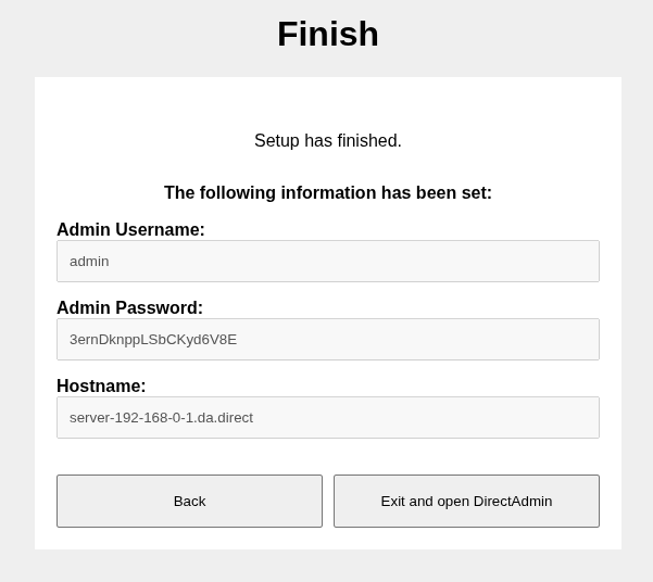 Installer - Step 3